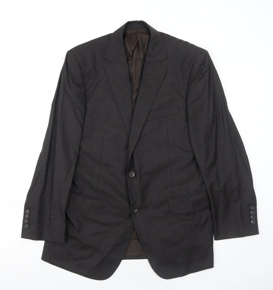 Marks and Spencer Mens Grey Wool Jacket Suit Jacket Size 40 Regular