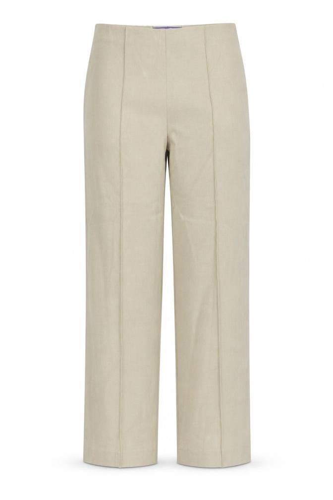 Autonomy Womens Beige Polyester Trousers Size 12 Regular
