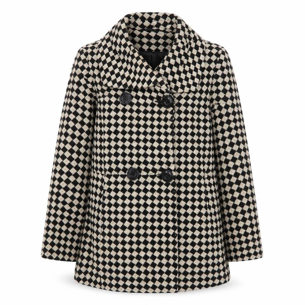 Debenhams Womens Ivory Geometric Jacket Size 10 Button