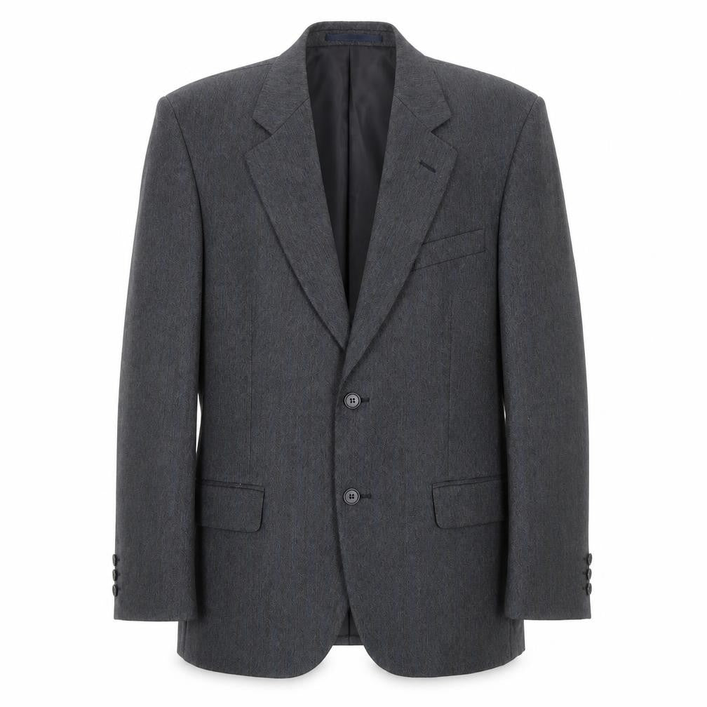 Greenwoods Mens Grey Polyester Jacket Suit Jacket Size 38 Regular