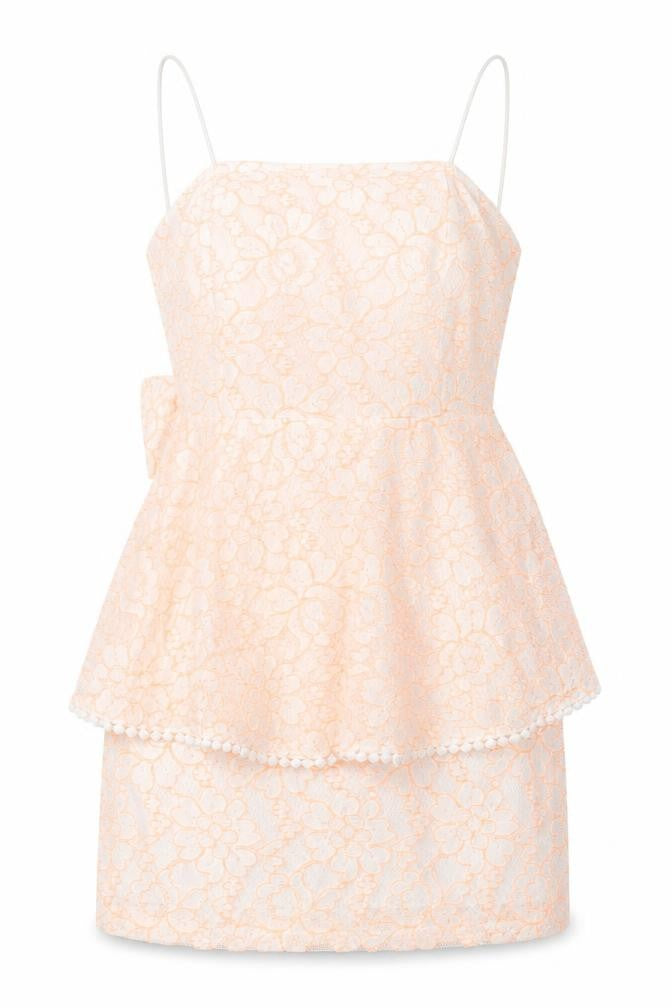 PRETTYLITTLETHING Womens White Floral Polyester Slip Dress Size 10 Square Neck Zip