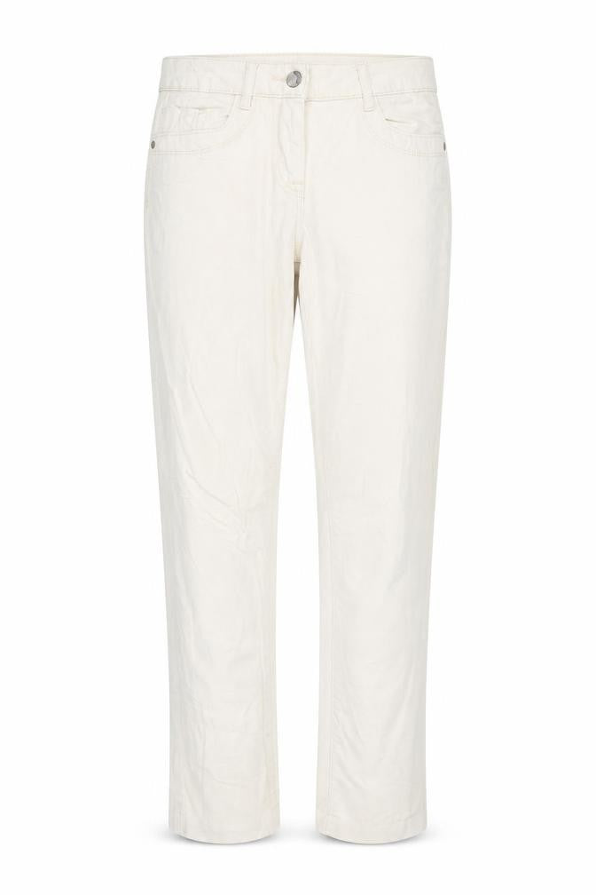 Blue Motion Womens Beige Cotton Trousers Size 8 Regular Zip