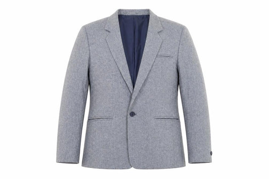 Beau Brummel Womens Grey Polyester Jacket Suit Jacket Size 8