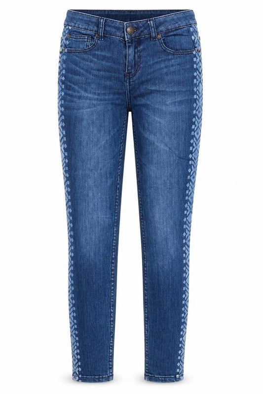 Fishbone Womens Blue Cotton Skinny Jeans Size 26 in Regular Zip