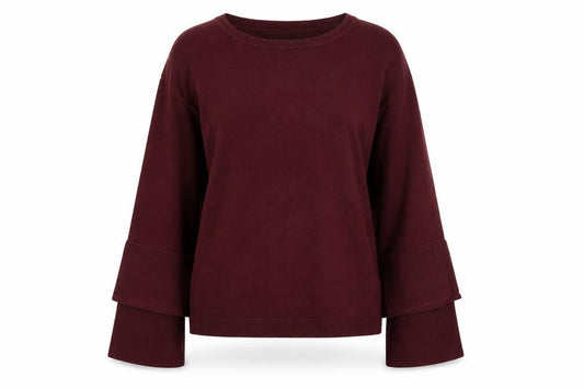 Dorothy Perkins Womens Purple Round Neck Acrylic Pullover Jumper Size 12