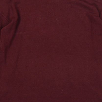 Dorothy Perkins Womens Purple Round Neck Acrylic Pullover Jumper Size 12