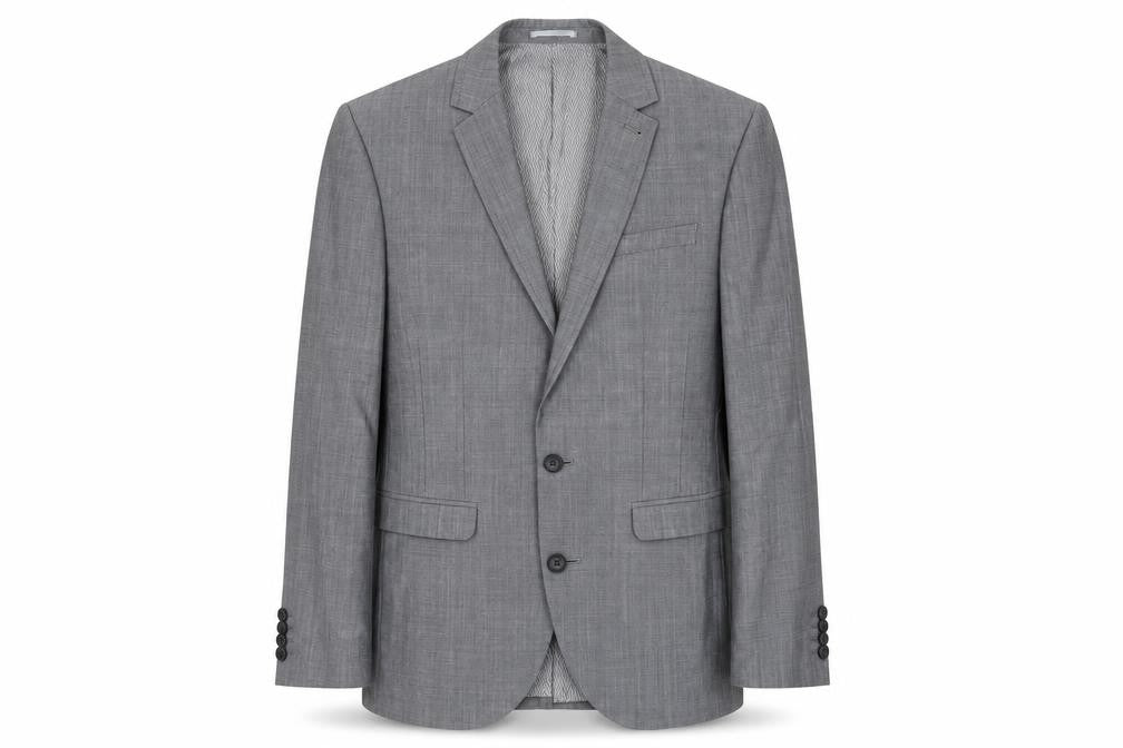 NEXT Mens Grey Wool Jacket Suit Jacket Size 36 Regular