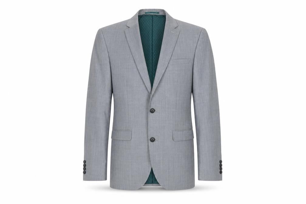 NEXT Mens Grey Wool Jacket Suit Jacket Size 38 Regular