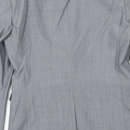 Next Mens Grey Wool Jacket Suit Jacket Size 38 Regular