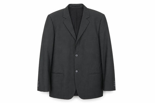 CP Womens Grey Polyester Jacket Suit Jacket Size 14