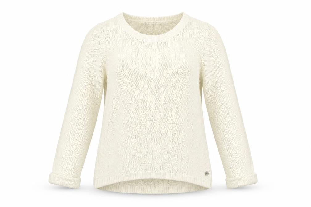 Mavi Womens Beige Round Neck Acrylic Pullover Jumper Size S