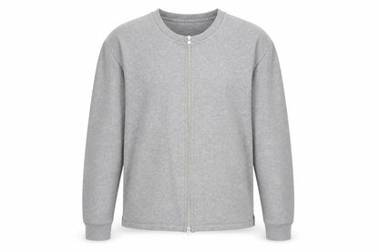 Setton Mens Grey Polyester Full Zip Sweatshirt Size L Zip