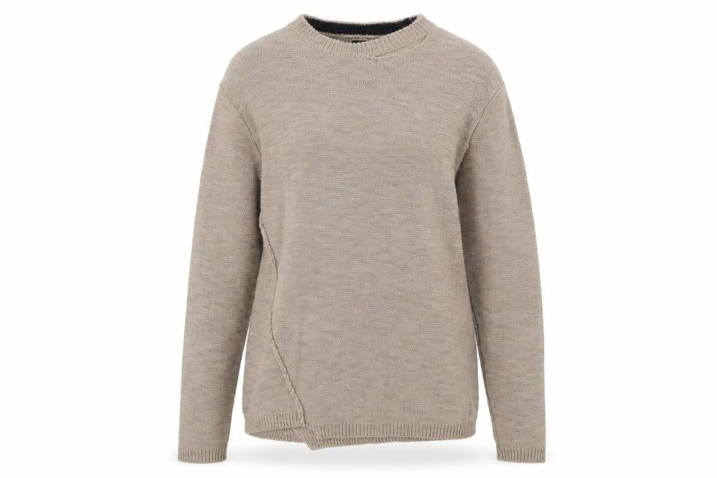 River Island Womens Beige Round Neck Acrylic Pullover Jumper Size S