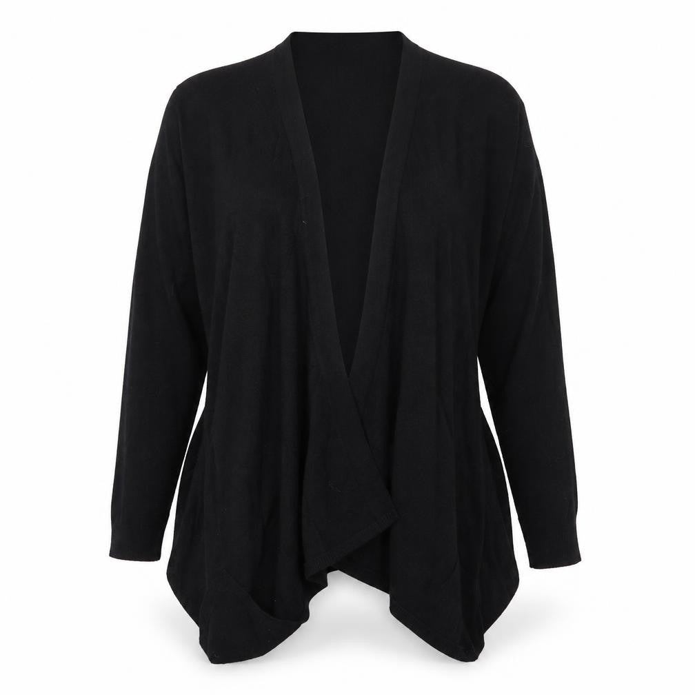 Monsoon Womens Black V-Neck Viscose Cardigan Jumper Size S
