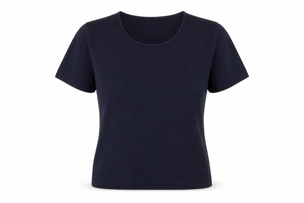 Berketex Womens Blue Round Neck Acrylic Pullover Jumper Size 14