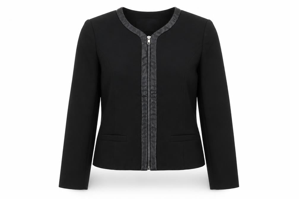 Capsule Womens Black Jacket Size S Zip