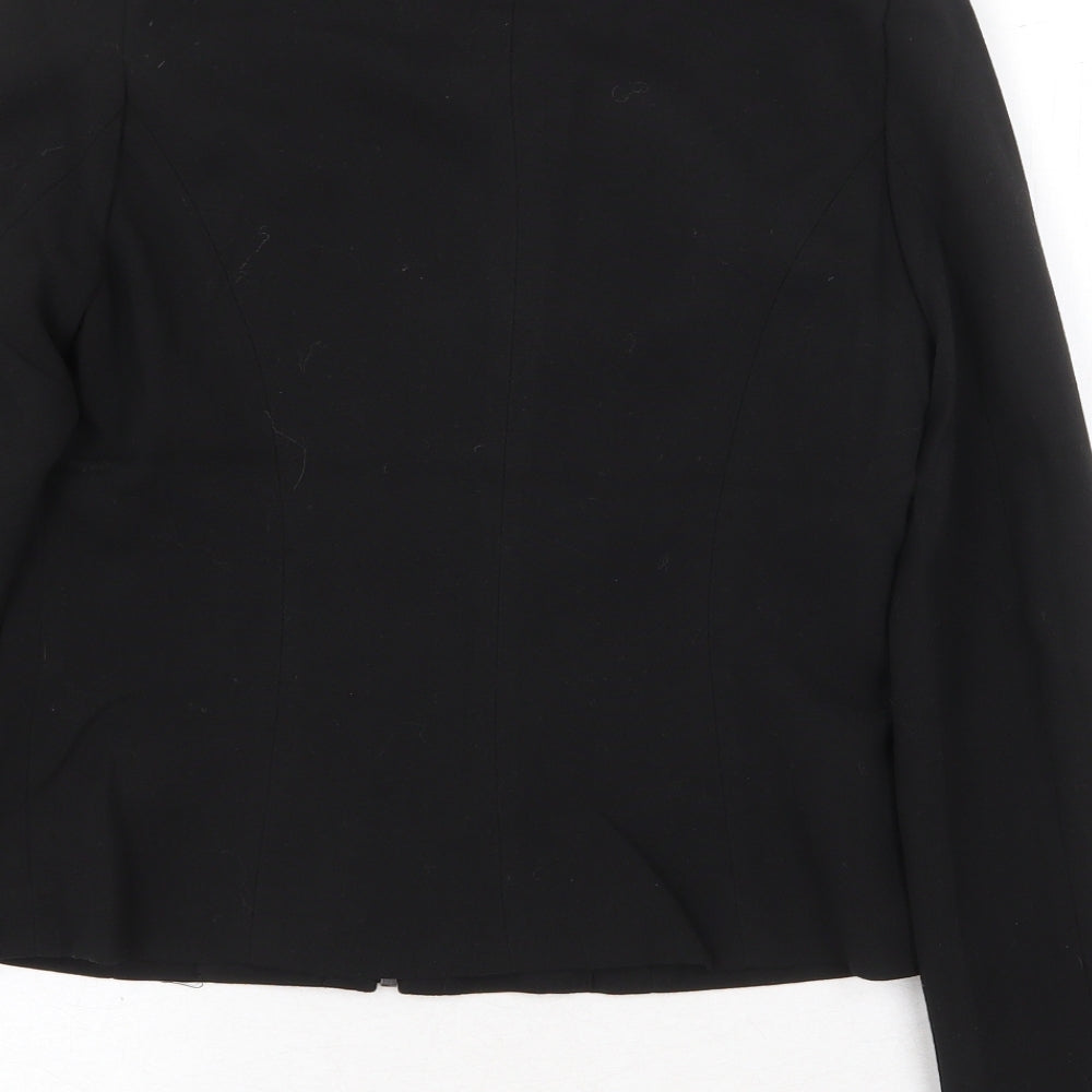 Capsule Womens Black Jacket Size S Zip