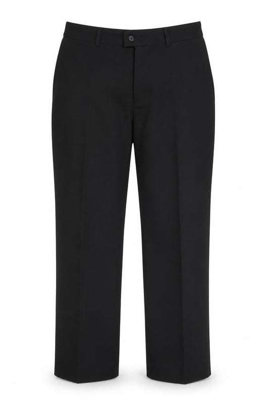 Debenhams Womens Black Polyester Dress Pants Trousers Size 32 Regular Zip