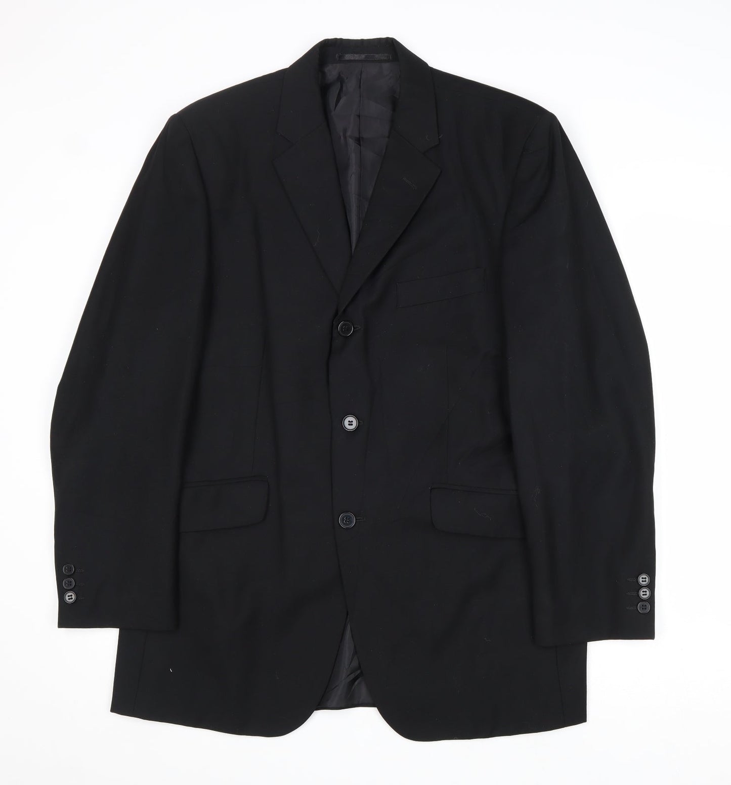 Burton Mens Black Polyester Jacket Suit Jacket Size 40 Regular