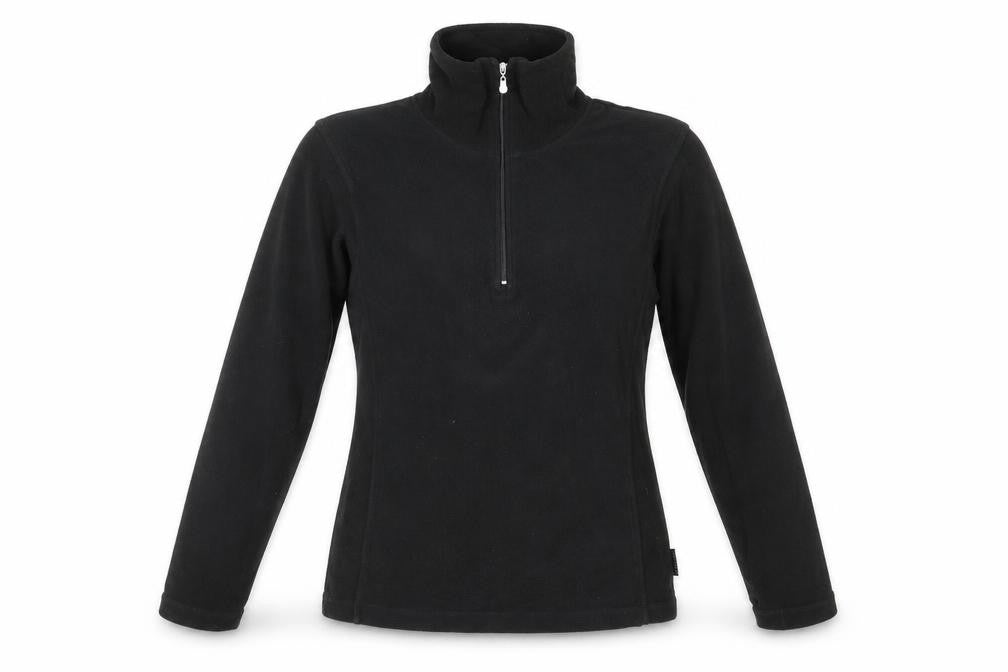 Killtec Womens Black Polyester Pullover Sweatshirt Size 12 Zip
