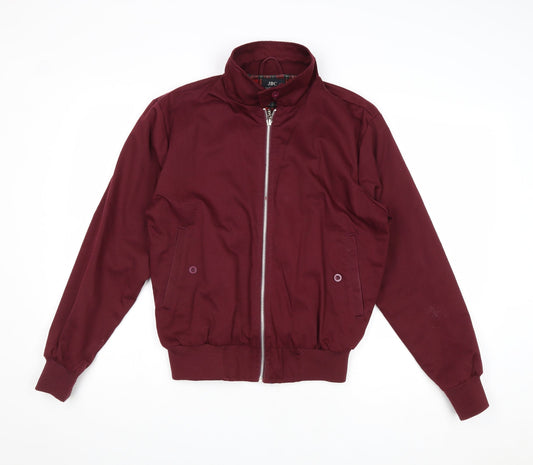 JBC Womens Red Bomber Jacket Jacket Size XS Zip