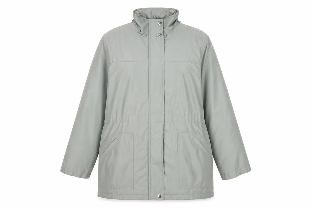 EWM Womens Grey Jacket Size 16 Zip
