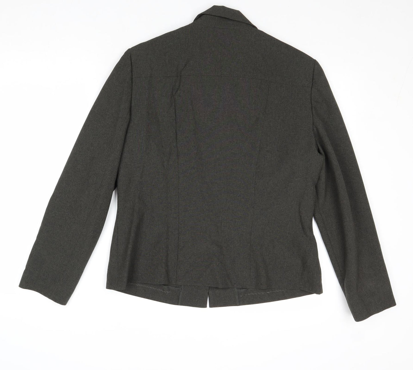 Canda Womens Brown Jacket Blazer Size 16