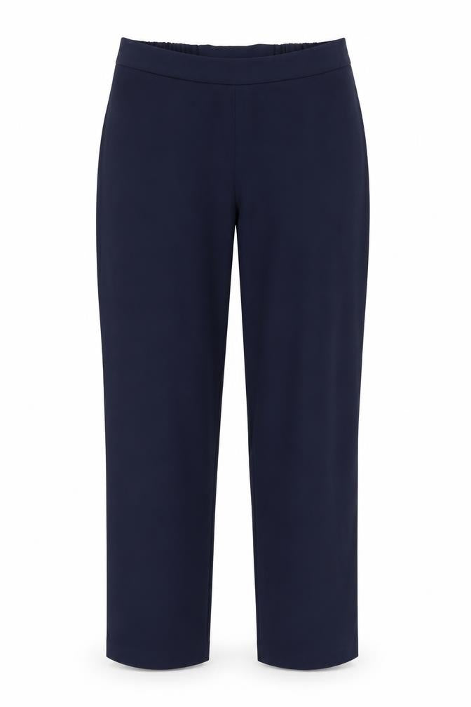 EWM Womens Blue Polyester Trousers Size 12 Regular Zip