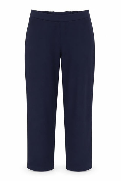 EWM Womens Blue Polyester Trousers Size 12 Regular Zip