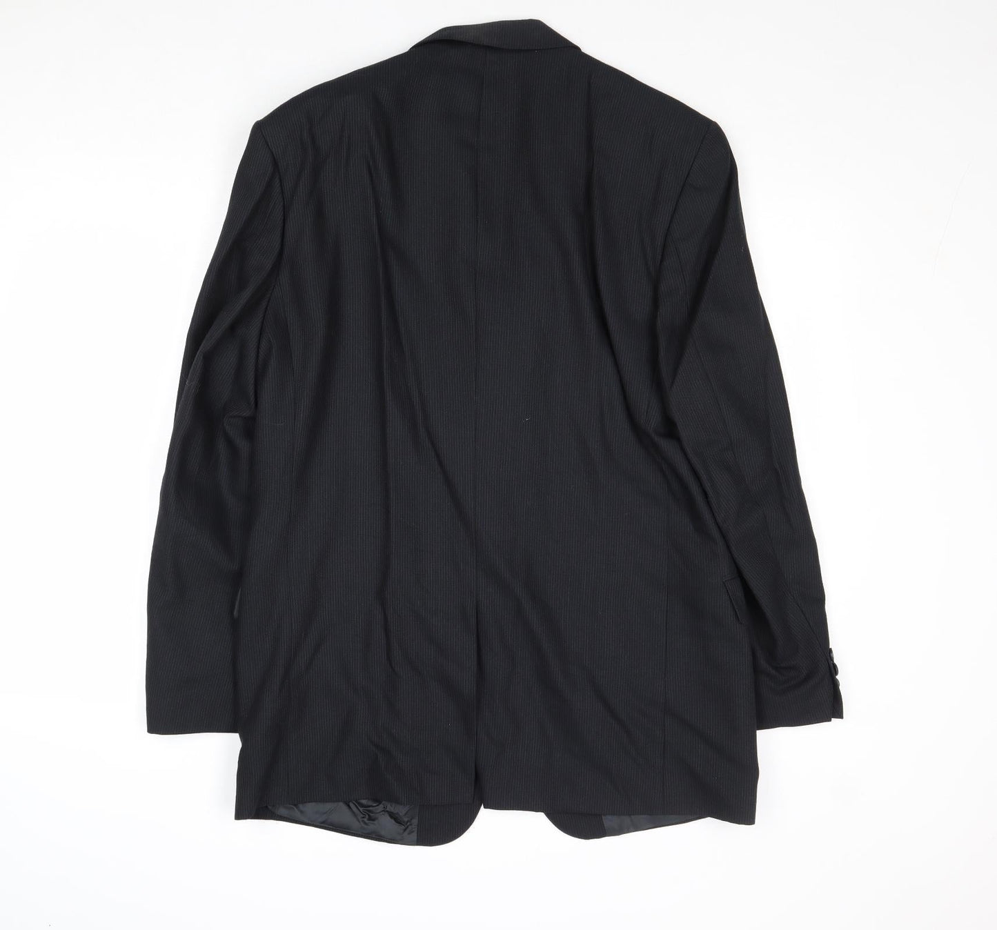 Tom English Mens Black Wool Jacket Suit Jacket Size 40 Regular