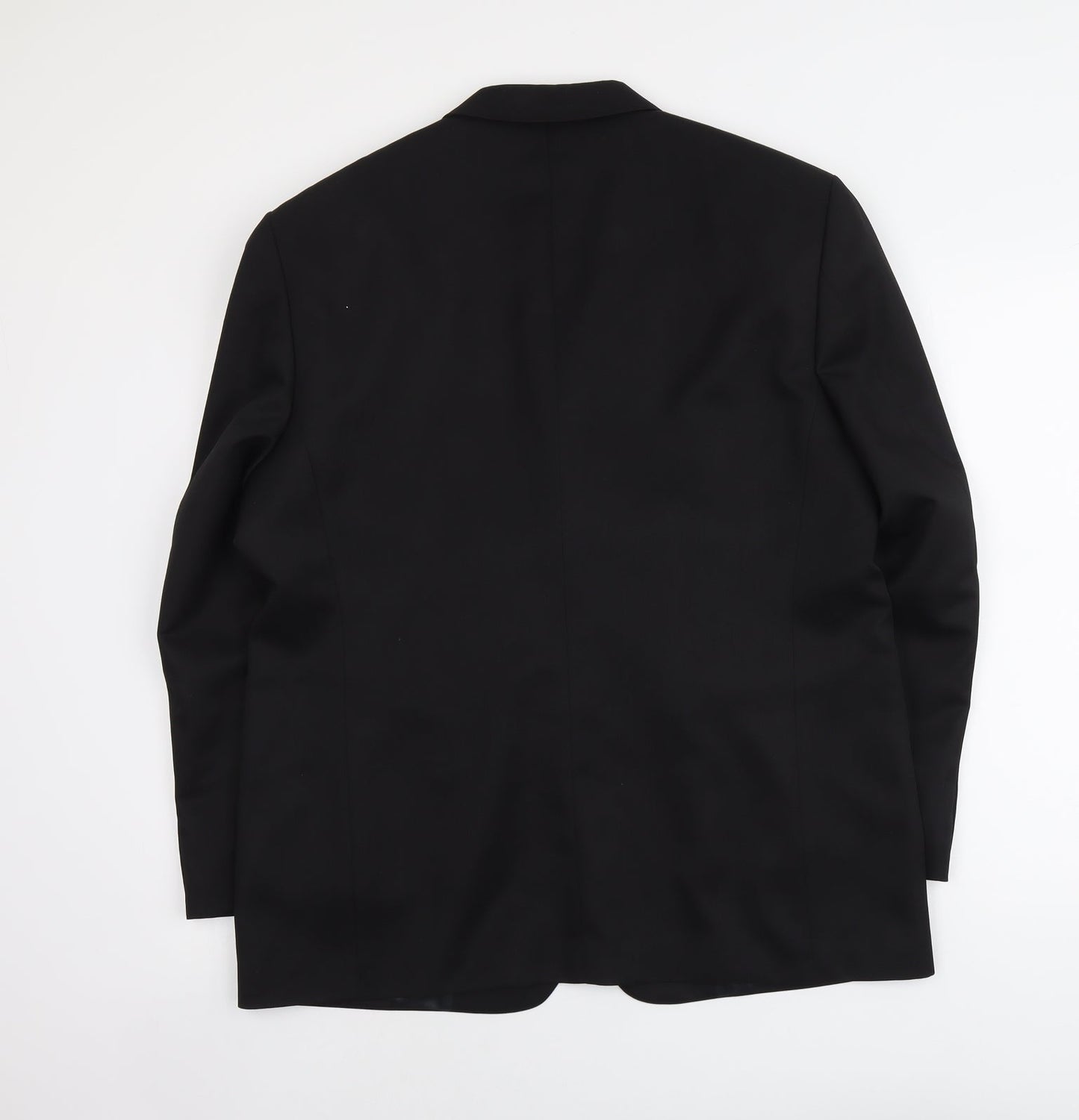 Zantos Mens Black Polyester Jacket Suit Jacket Size L Regular