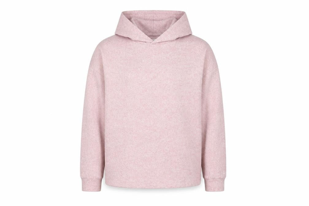 Marks & Spencer Girls Pink Viscose Pullover Hoodie Size 12-13 Years Pullover
