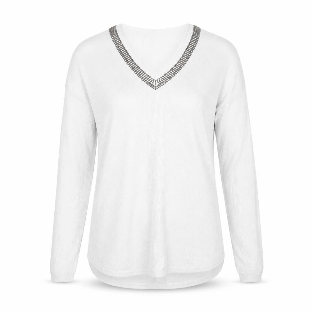 NEXT Womens Grey V-Neck Viscose Pullover Jumper Size 10