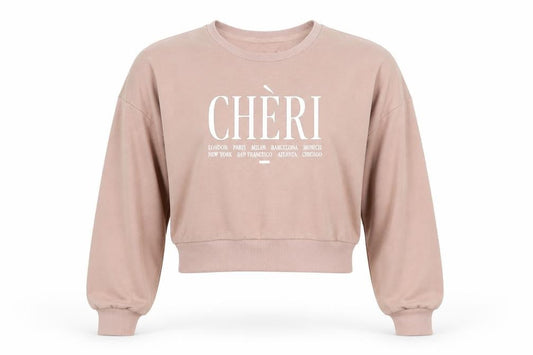 New Look Womens Pink Cotton Pullover Sweatshirt Size 6 Pullover - Cheri