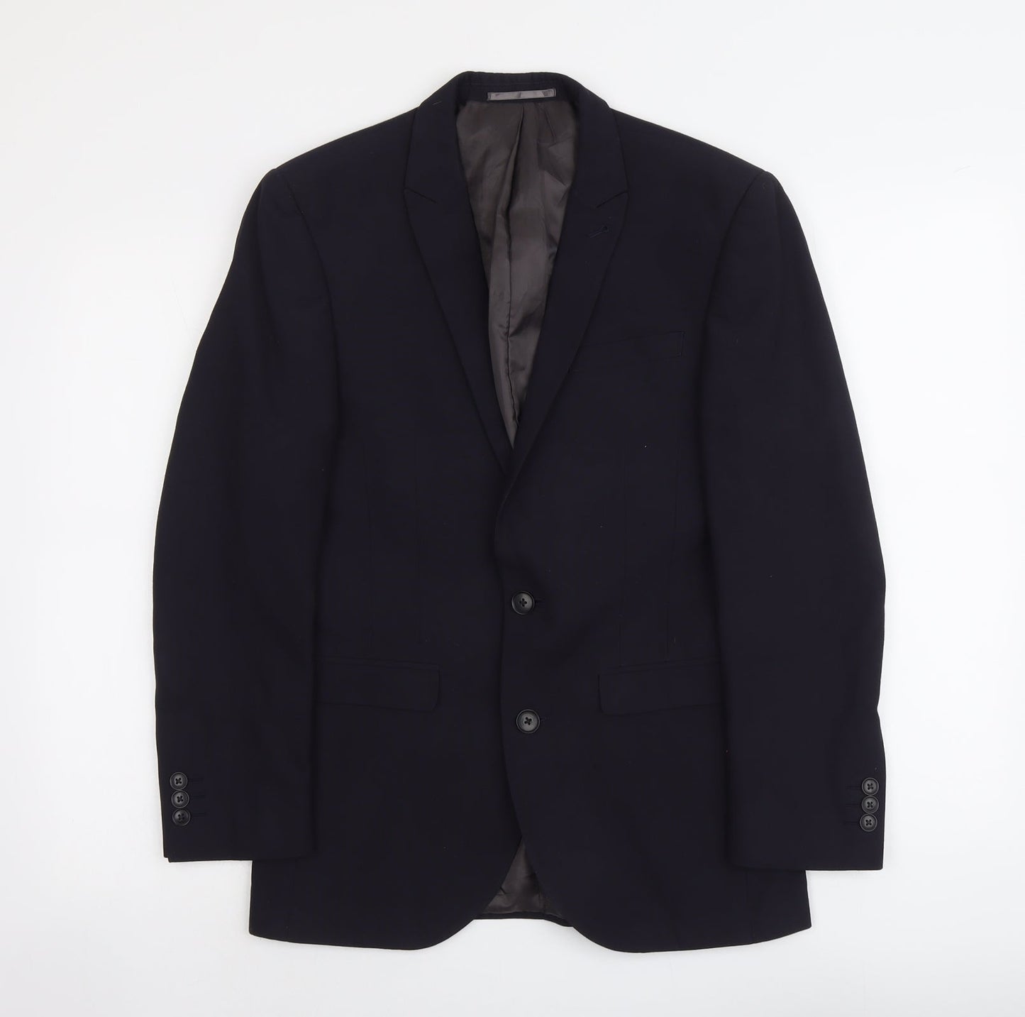 NEXT Mens Blue Polyester Jacket Suit Jacket Size S Regular