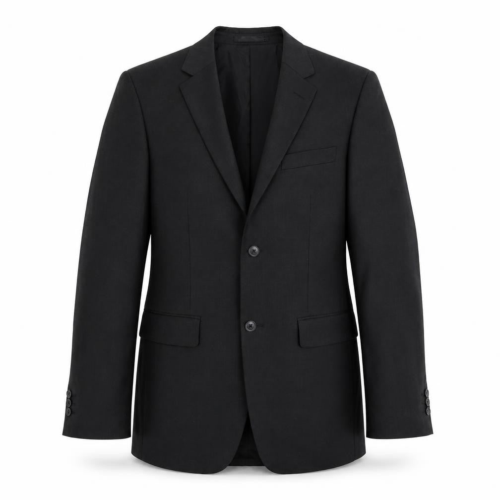 Karl Jackson Mens Grey Polyester Jacket Suit Jacket Size S Regular