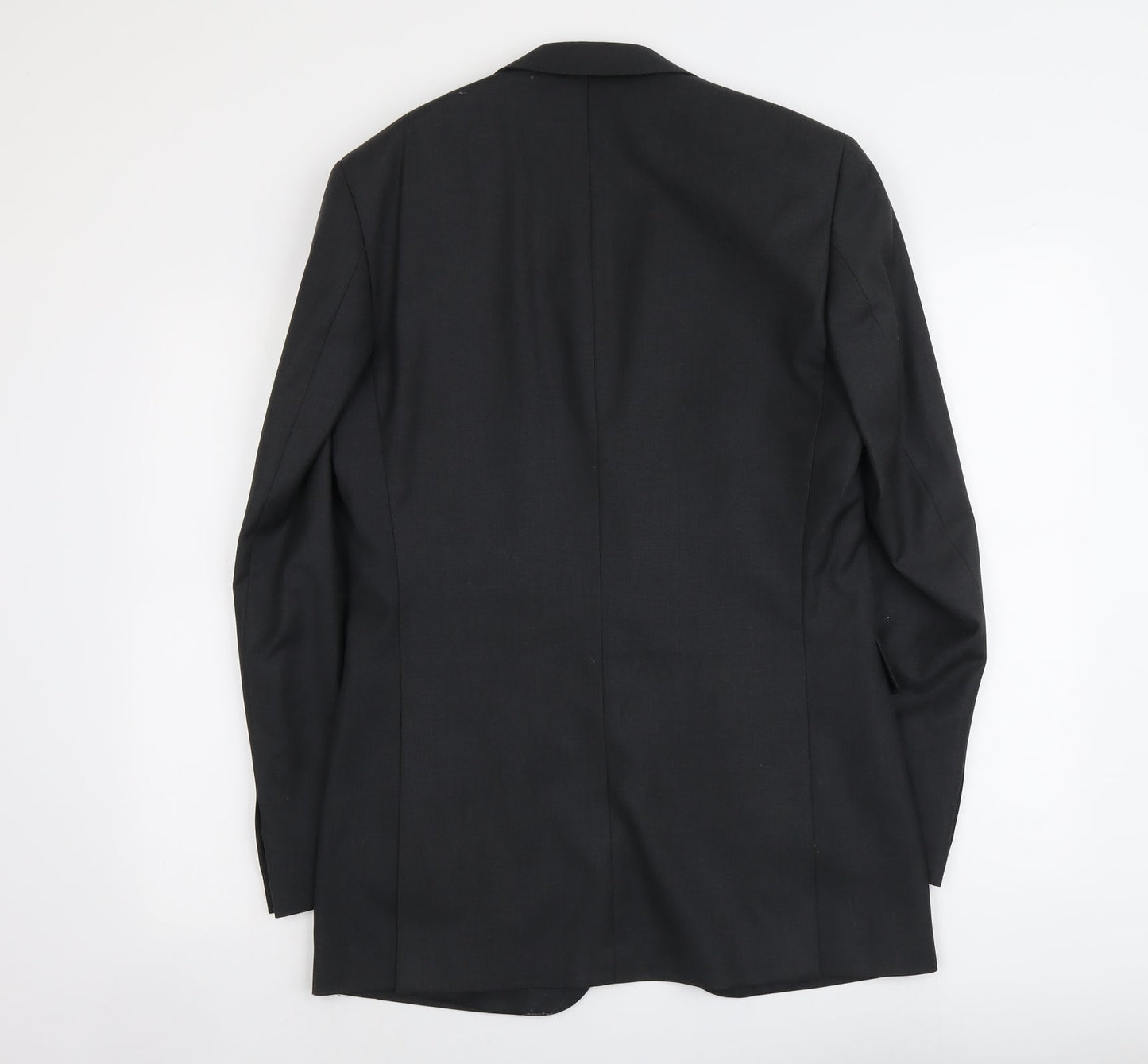 Karl Jackson Mens Grey Polyester Jacket Suit Jacket Size S Regular