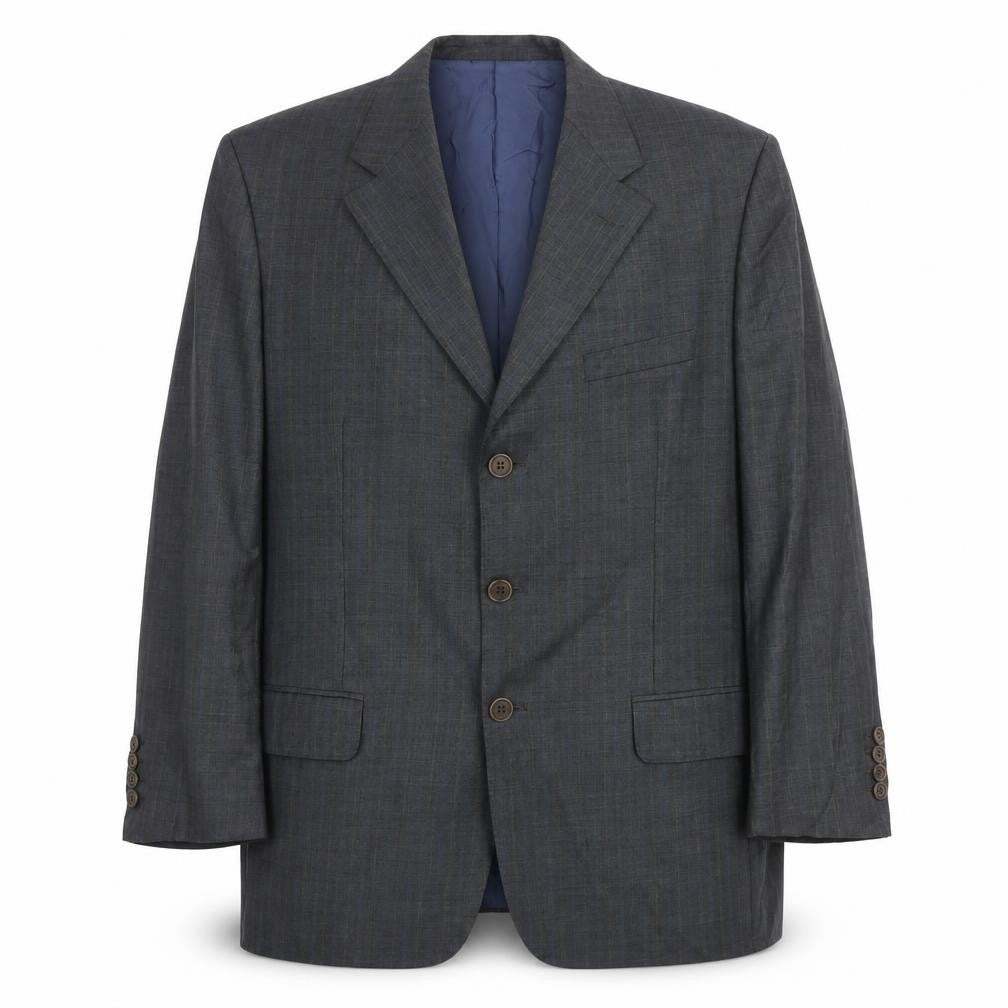 Sanstone Mens Grey Wool Jacket Suit Jacket Size L Regular