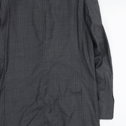 Sanstone Mens Grey Wool Jacket Suit Jacket Size L Regular