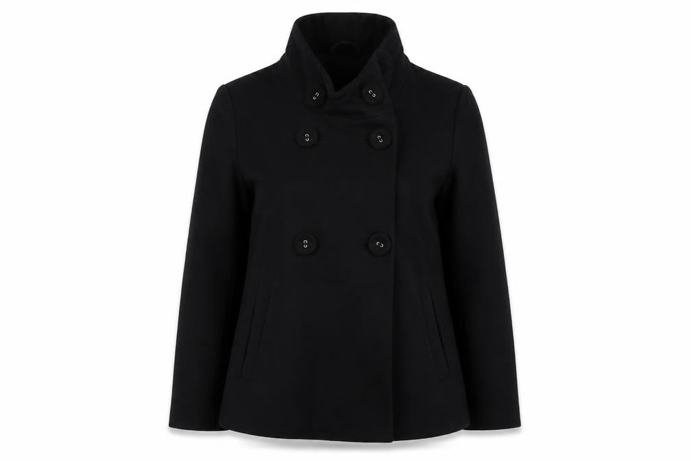 New Look Womens Black Jacket Size 10 Button