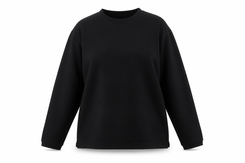 Joie de Vivre Womens Black Polyester Pullover Sweatshirt Size 20 Pullover