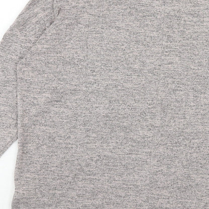 Warehouse Womens Pink Polyester Basic T-Shirt Size 10 Round Neck