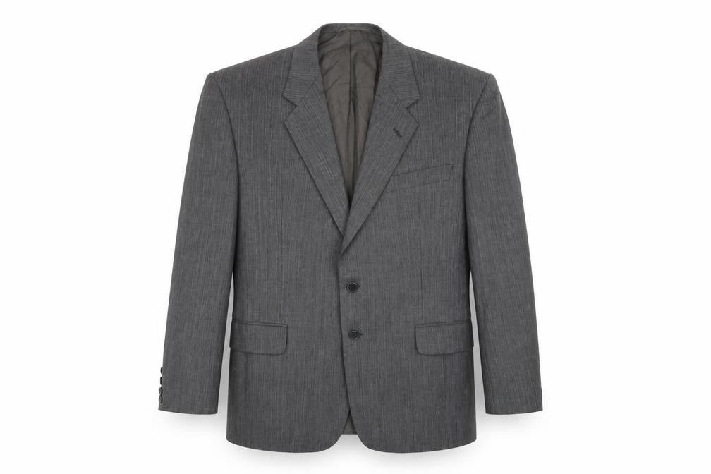 St Michael Mens Grey Wool Jacket Suit Jacket Size 42 Regular