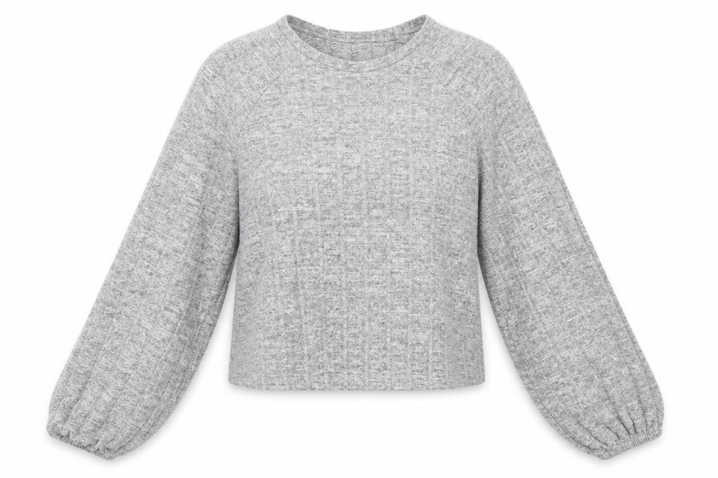 Missguided Womens Grey Round Neck Viscose Pullover Jumper Size 4