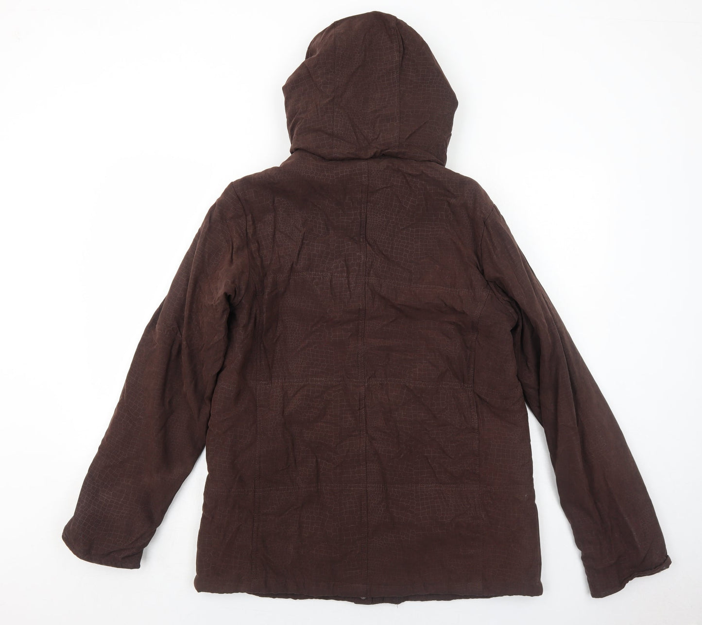 EWM Womens Brown Jacket Size 14 Zip