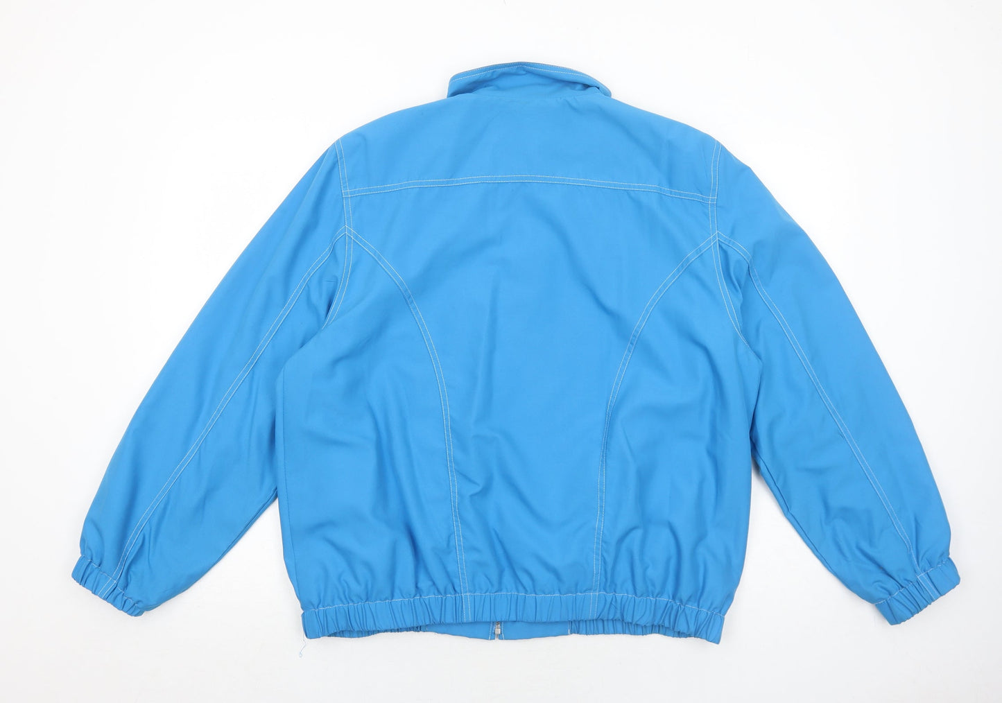 Alfred Dunner Womens Blue Jacket Size M Zip