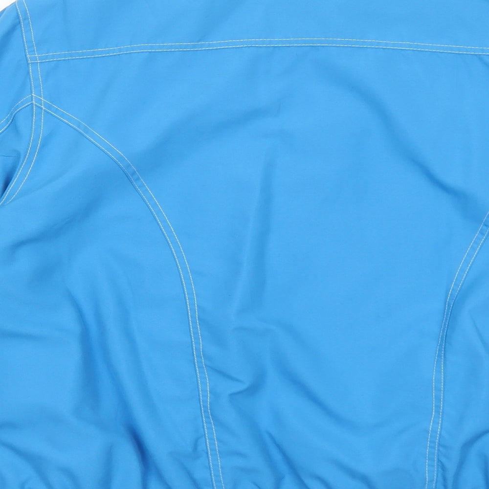 Alfred Dunner Womens Blue Jacket Size M Zip