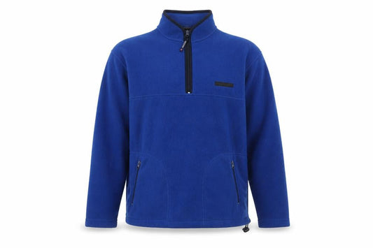 CS Active Mens Blue Polyester Pullover Sweatshirt Size S - Zipped Pockets