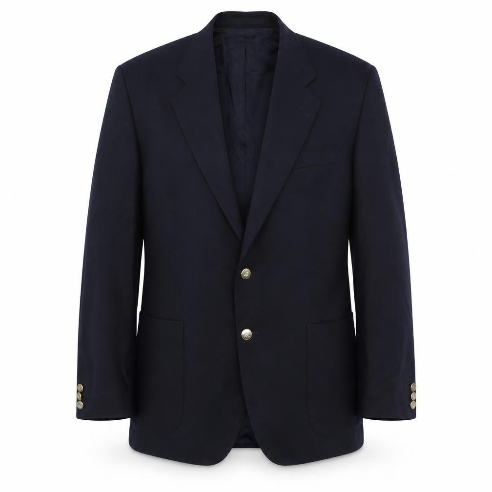 The Label Mens Blue Wool Jacket Blazer Size 44 Regular