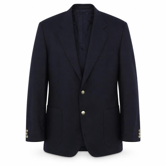 The Label Mens Blue Wool Jacket Blazer Size 44 Regular